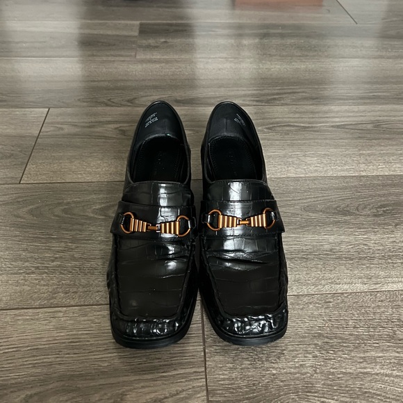 Asos block heel leather loafers - Picture 2 of 11